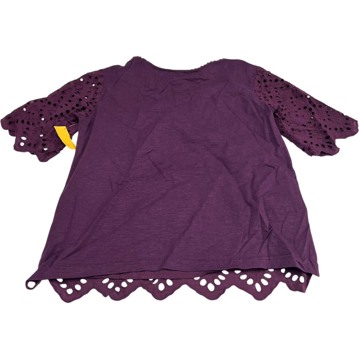 Top Short Sleeve By Porridge In Purple, Size: S