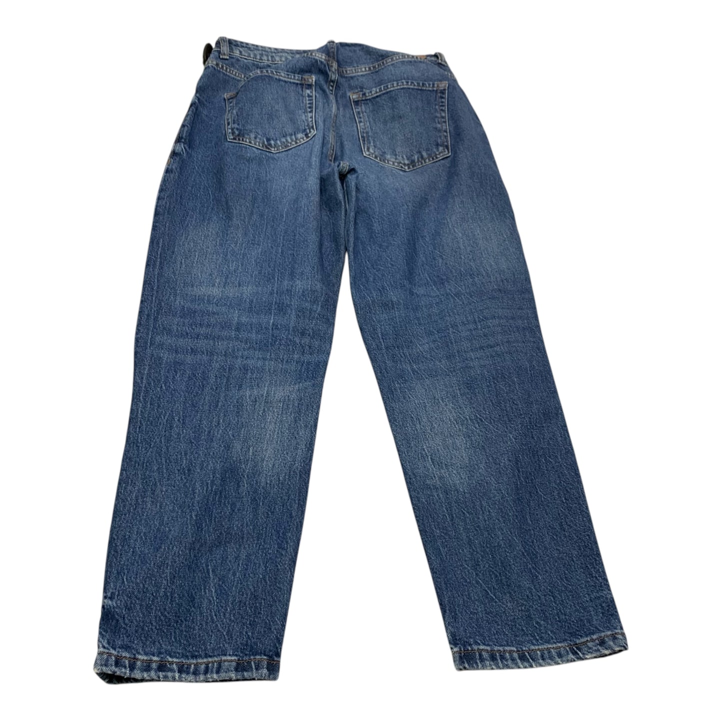 Jeans Straight By Zara In Blue Denim, Size: 6