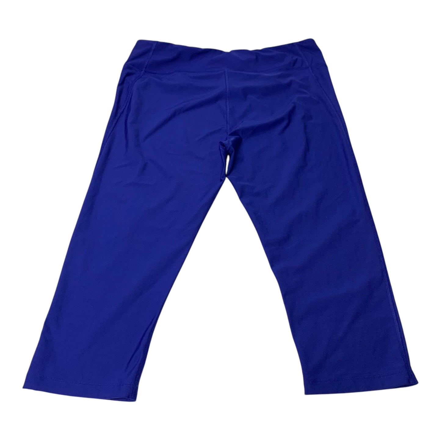 Athletic Leggings Capris By Under Armour In Blue, Size: L