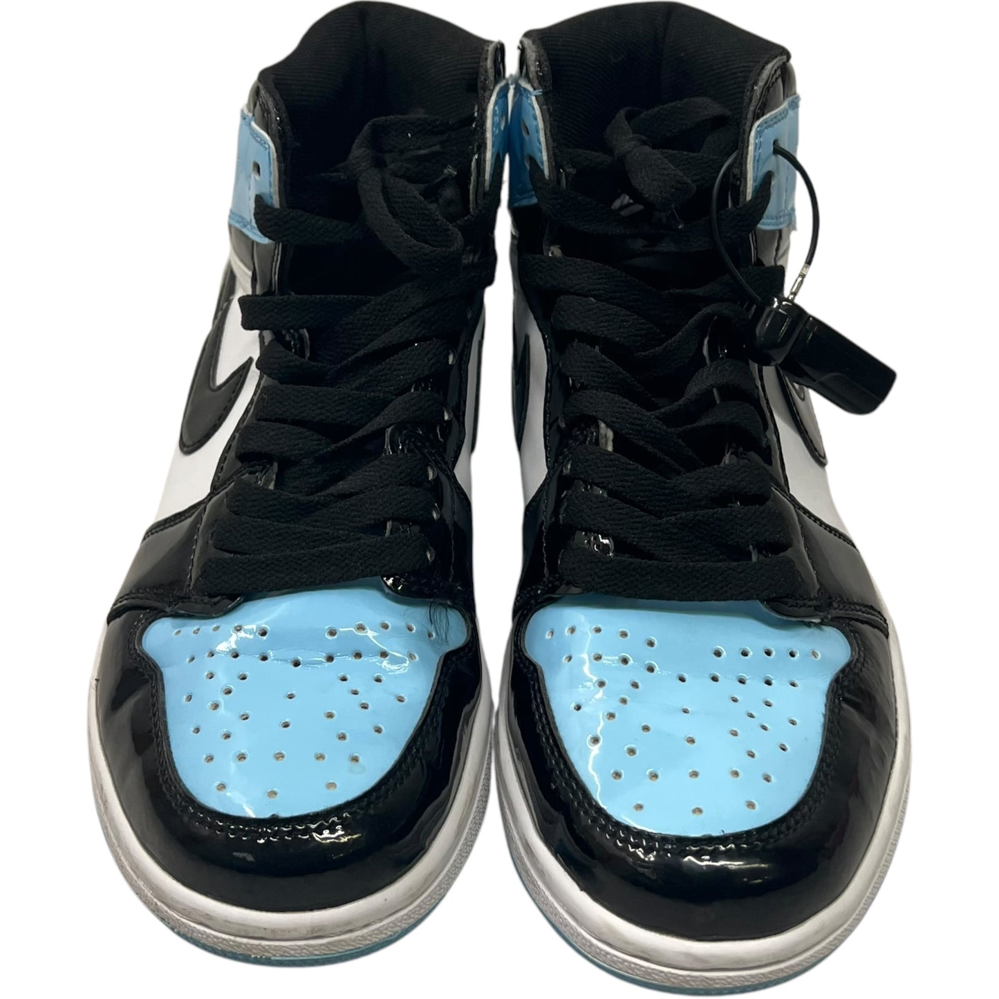 Shoes Sneakers By Nike In Black & Blue, Size: 6.5