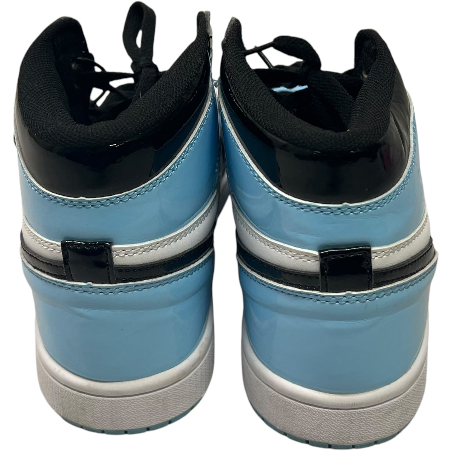 Shoes Sneakers By Nike In Black & Blue, Size: 6.5