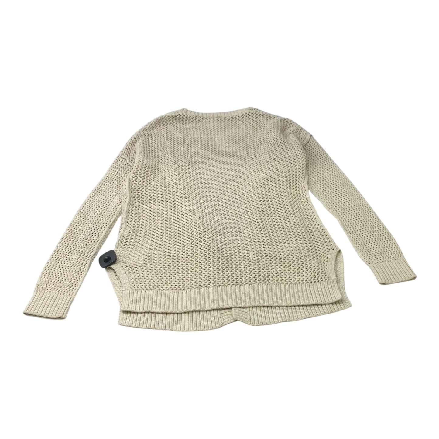 Sweater Cardigan By Gap In Cream, Size: Xs