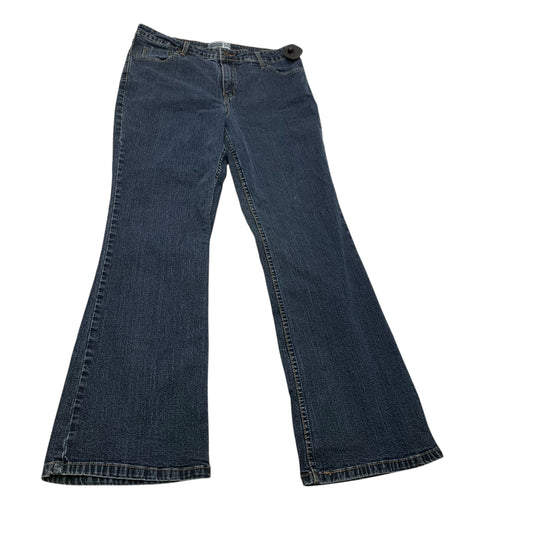 Jeans Boot Cut By Levis Signature In Blue Denim, Size: 14