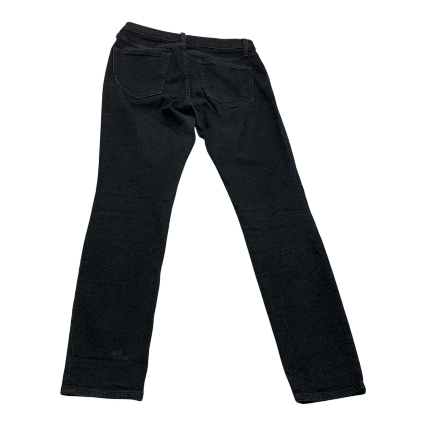 Jeans Skinny By Gap In Black Denim, Size: 6