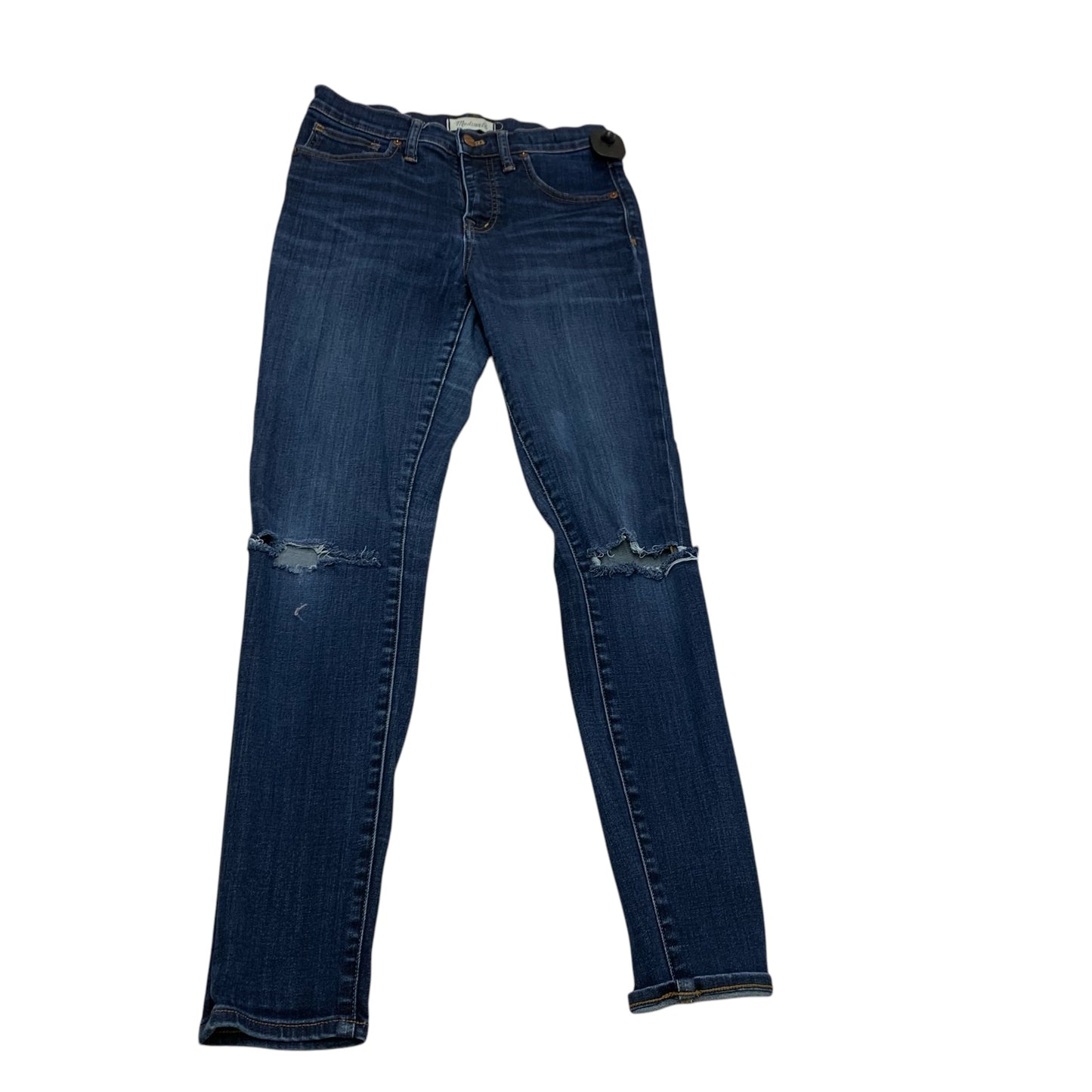 Jeans Skinny By Madewell In Blue Denim, Size: 4