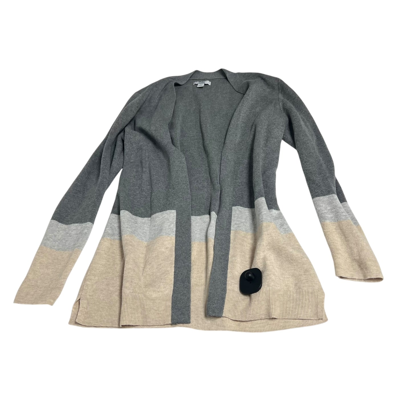 Sweater Cardigan By Croft And Barrow In Grey, Size: S