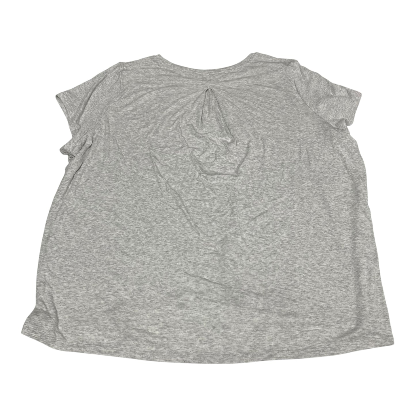 Athletic Top Short Sleeve By Athleta In Grey, Size: Xl