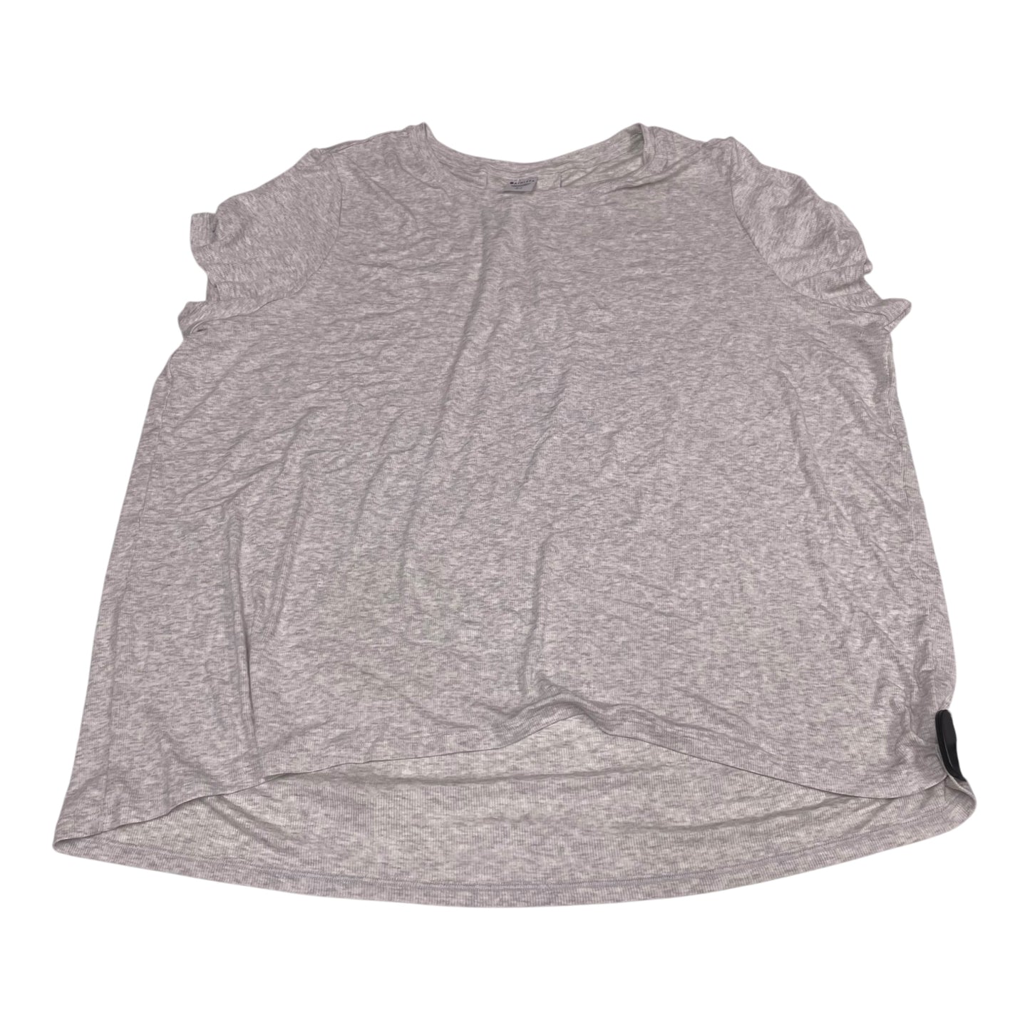 Athletic Top Short Sleeve By Athleta In Grey, Size: Xl