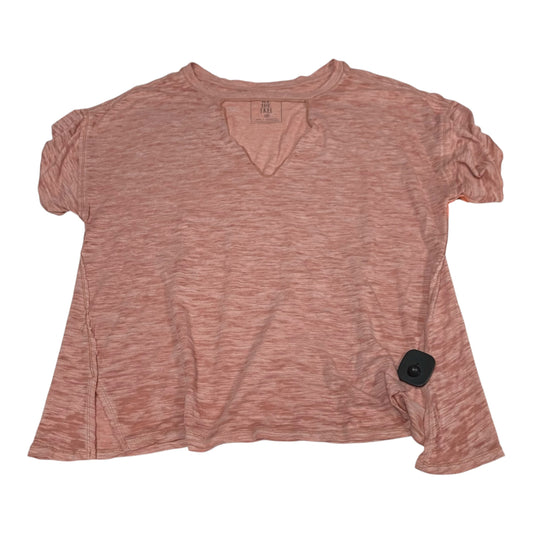 Top Short Sleeve By We The Free In Pink, Size: M