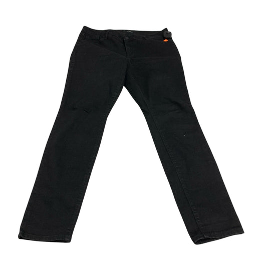 Jeans Skinny By Old Navy In Black Denim, Size: 14