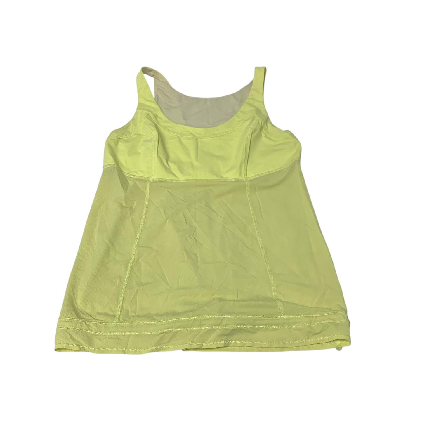 Athletic Tank Top By Lululemon In Yellow, Size: Xl