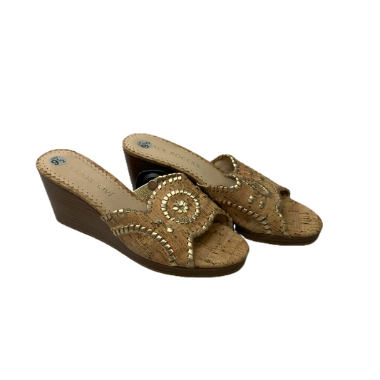 Tan  Sandals Designer By Jack Rogers  Size: 9.5