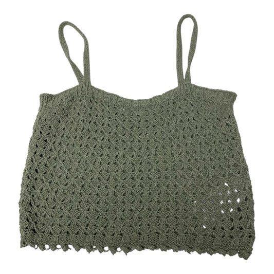 Top Sleeveless By Clothes Mentor In Green, Size: M