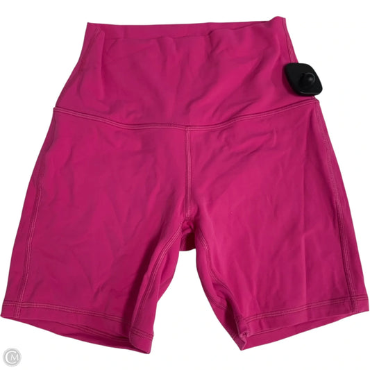 Athletic Shorts By Lululemon In Pink, Size: S