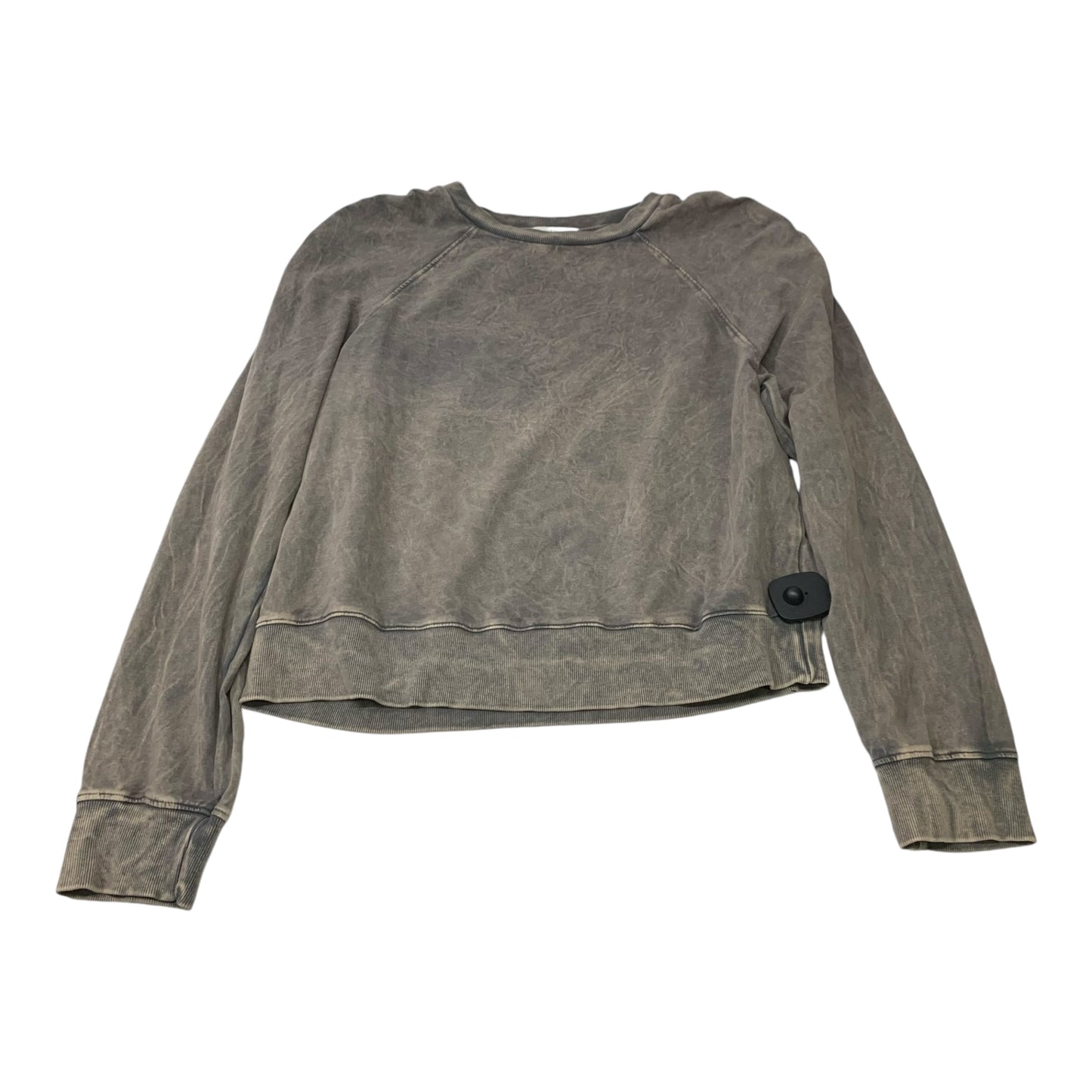 Sweatshirt Crewneck By T.la In Grey, Size: L