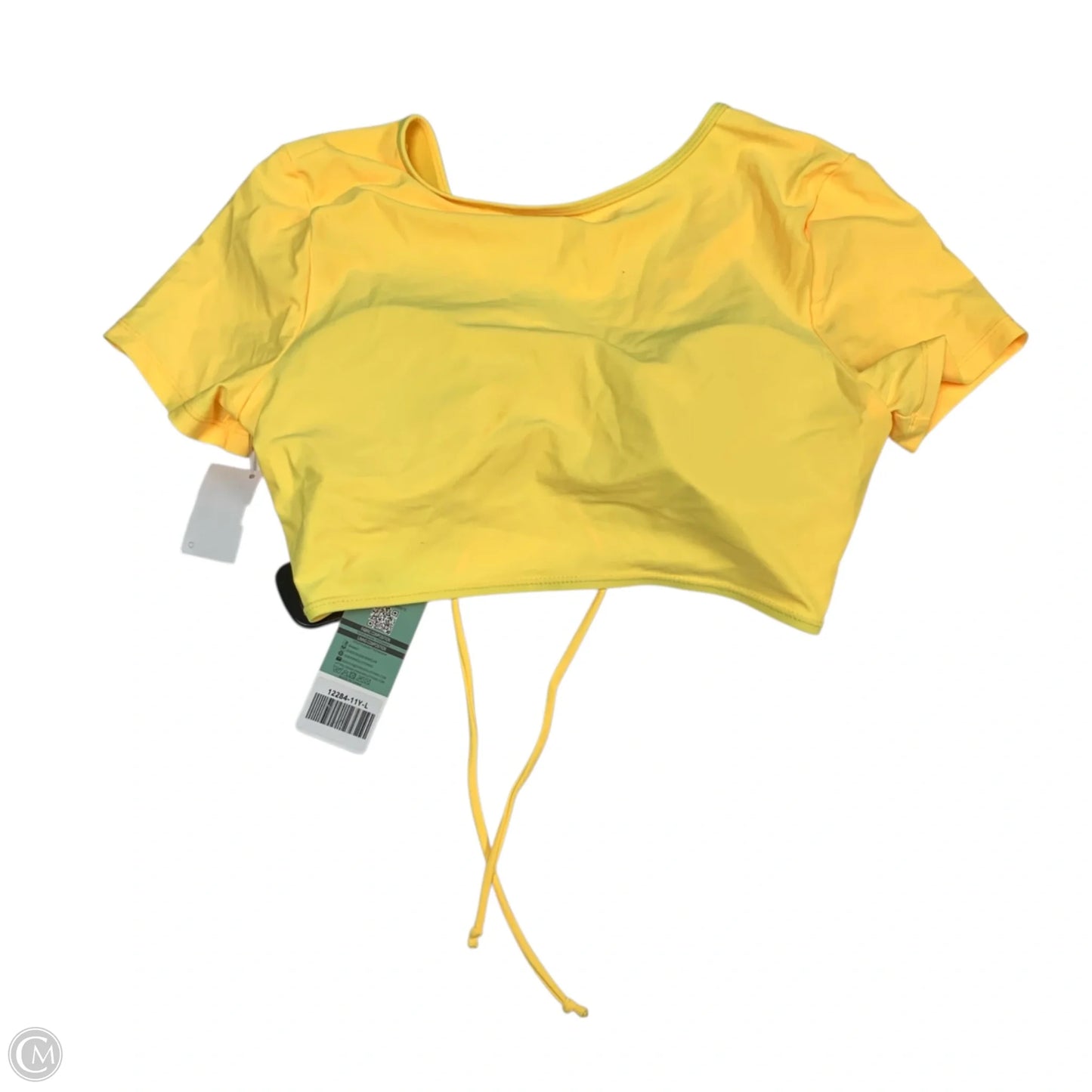Swimsuit Top By shekini In Yellow, Size: L