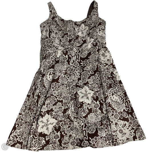 Dress Casual Short By R And M Richards In Brown & White, Size: Mp