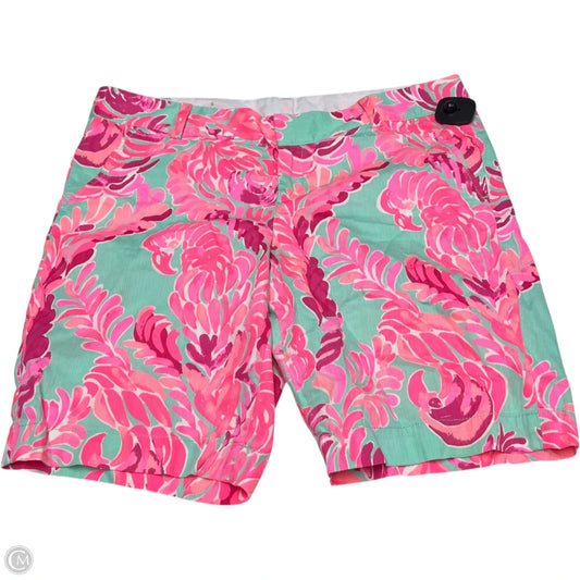 Shorts Designer By Lilly Pulitzer In Blue & Pink, Size: 14