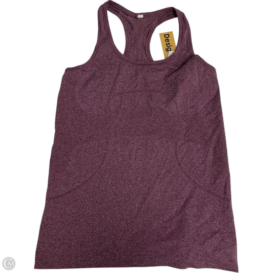 Athletic Tank Top By Lululemon In Purple, Size: M