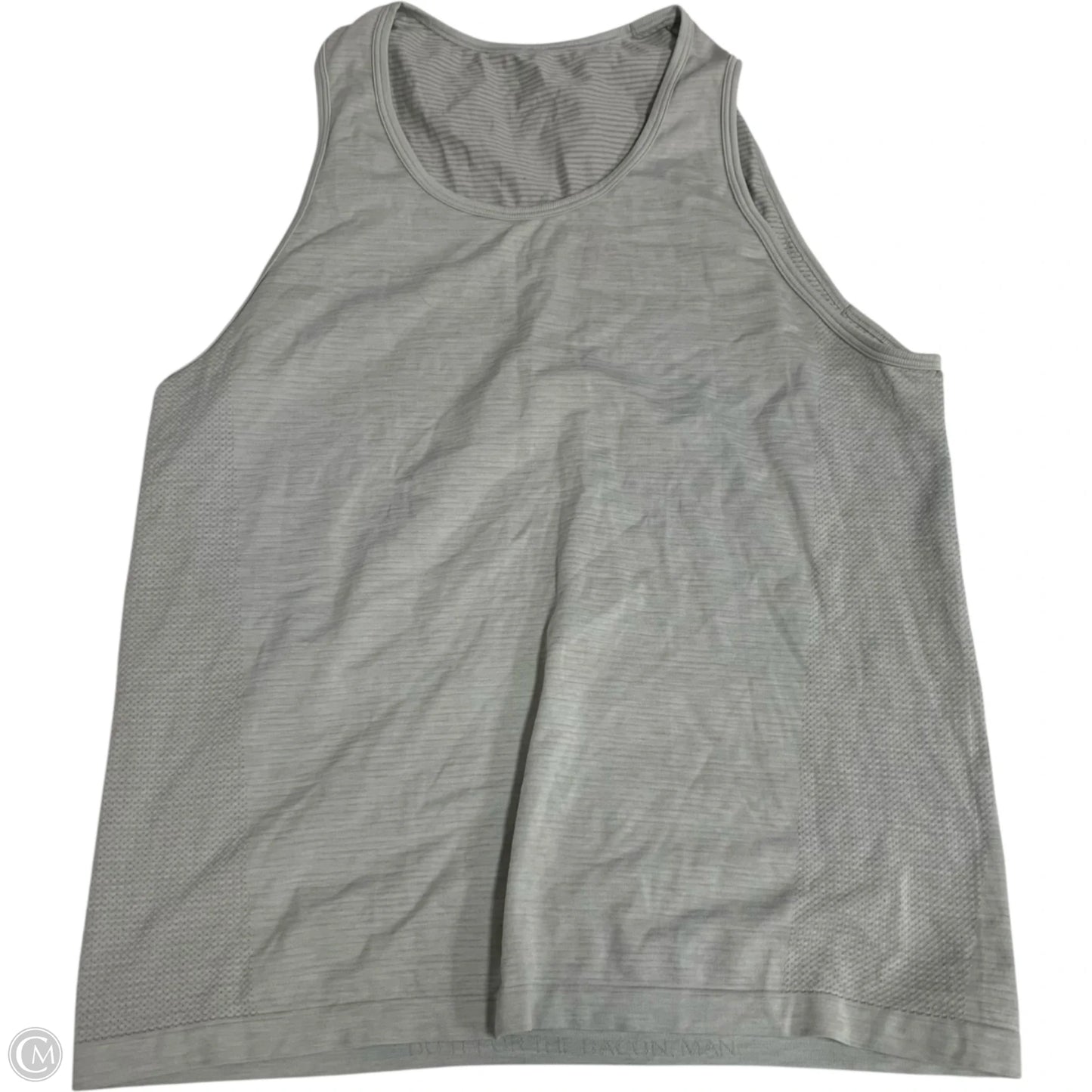Athletic Tank Top By Lululemon In Grey, Size: M