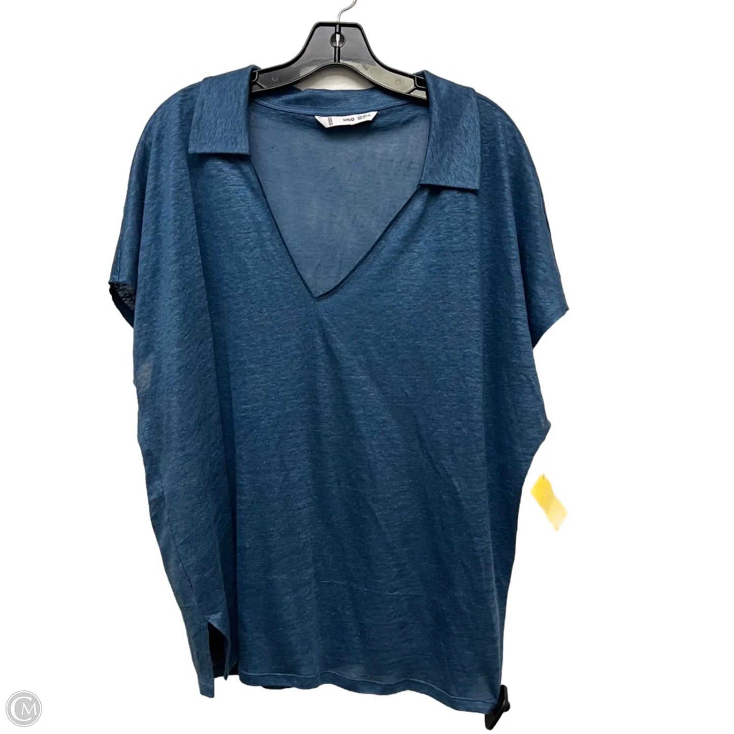 Top Short Sleeve By Mng In Blue, Size: Xl