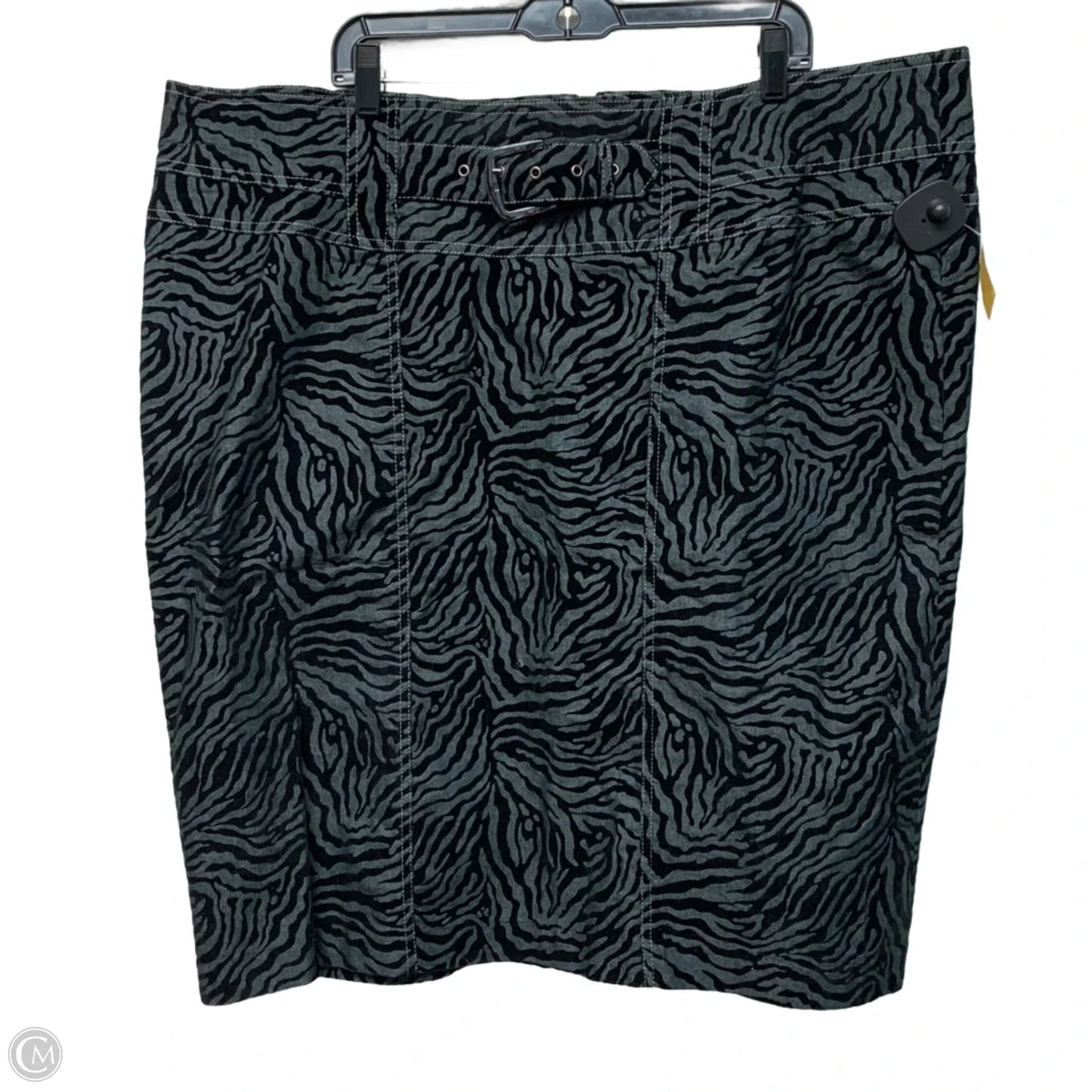 Skirt Mini & Short By Robert Louis In Zebra Print, Size: 3x