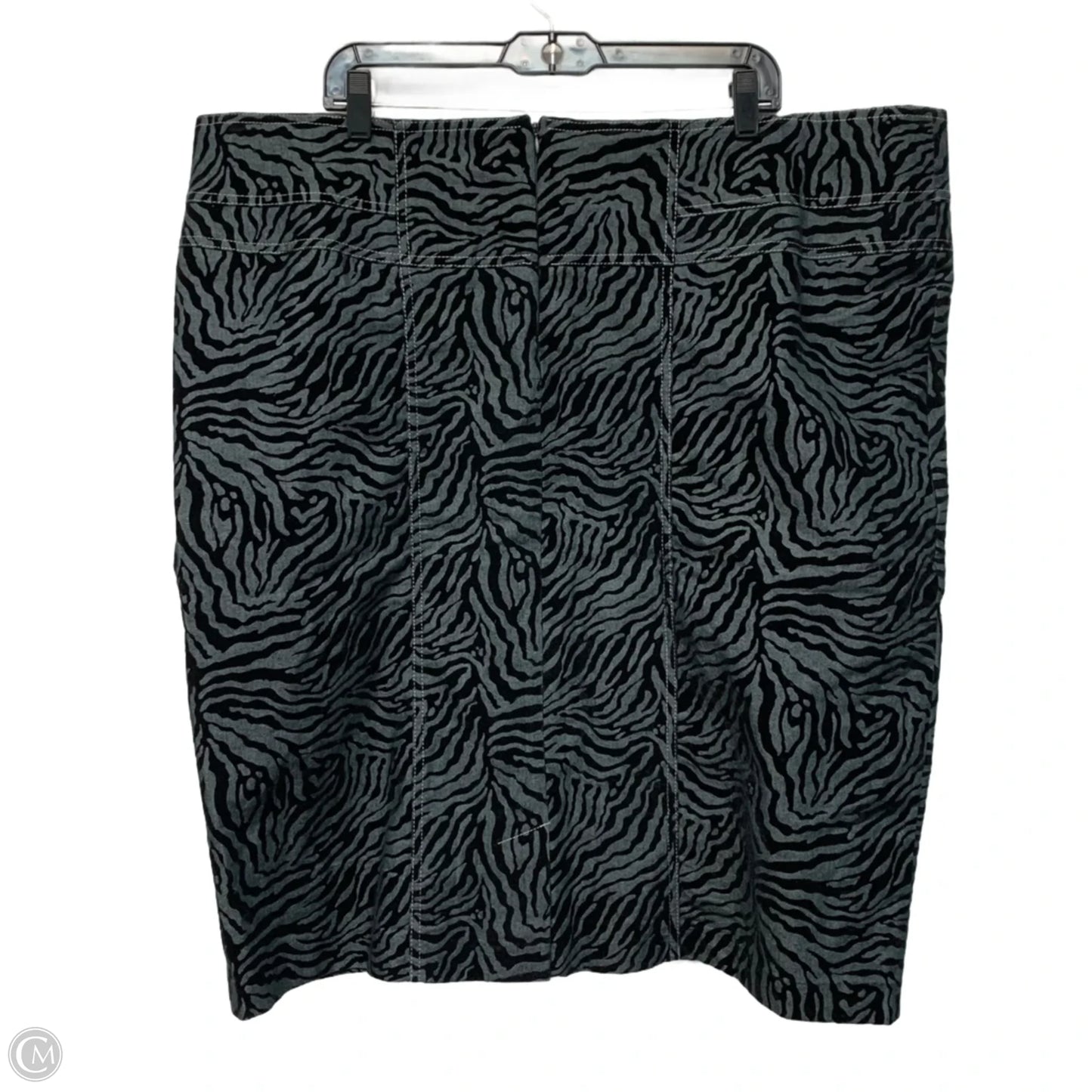 Skirt Mini & Short By Robert Louis In Zebra Print, Size: 3x