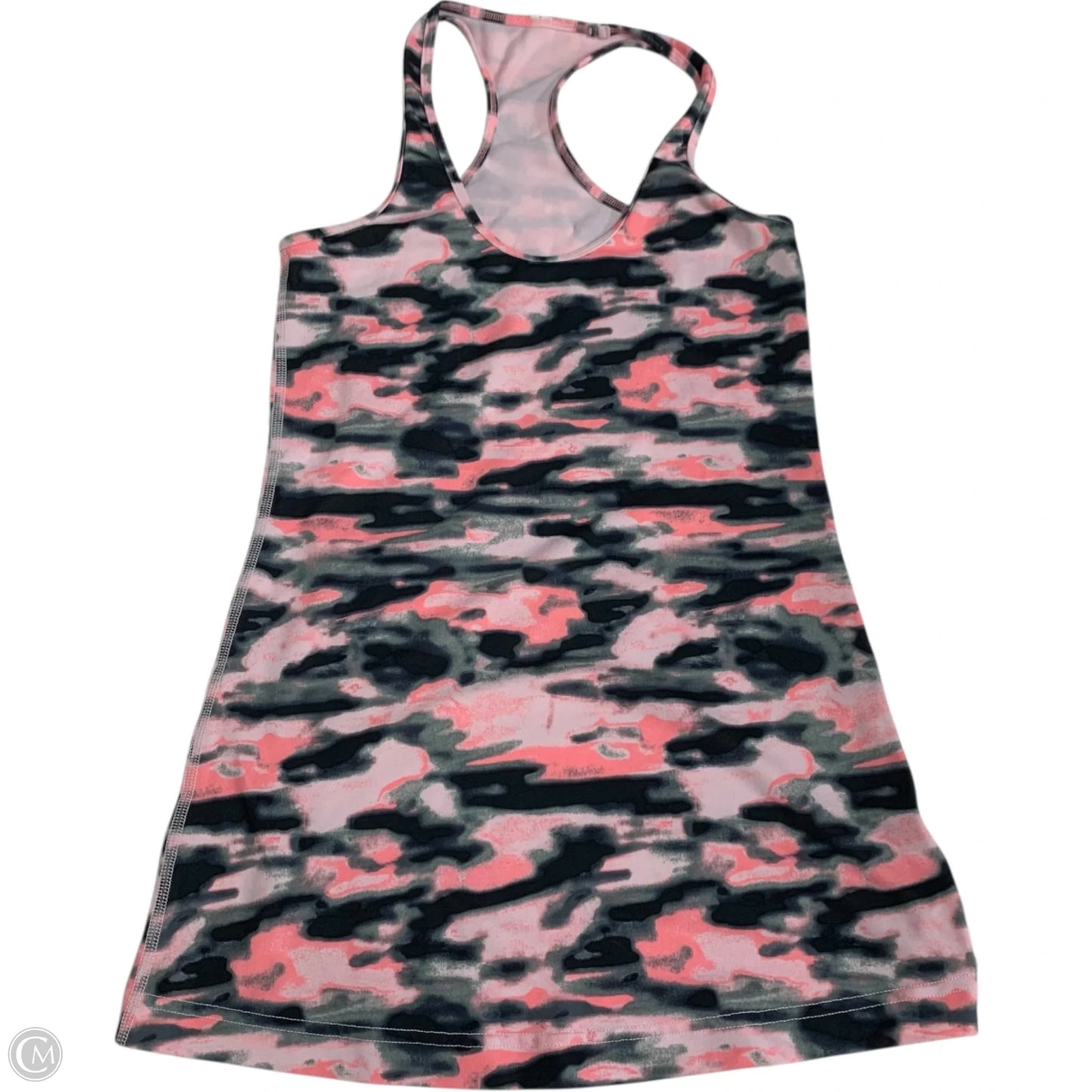 Athletic Tank Top By Lululemon In Black & Pink, Size: S