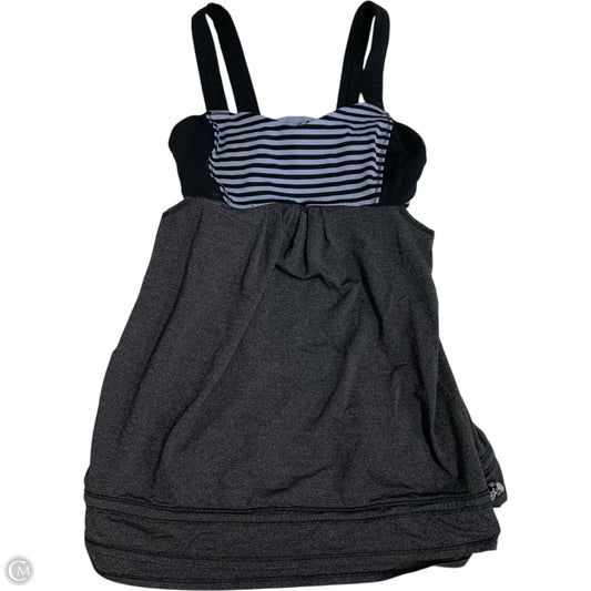 Athletic Tank Top By Lululemon In Black & Blue, Size: S