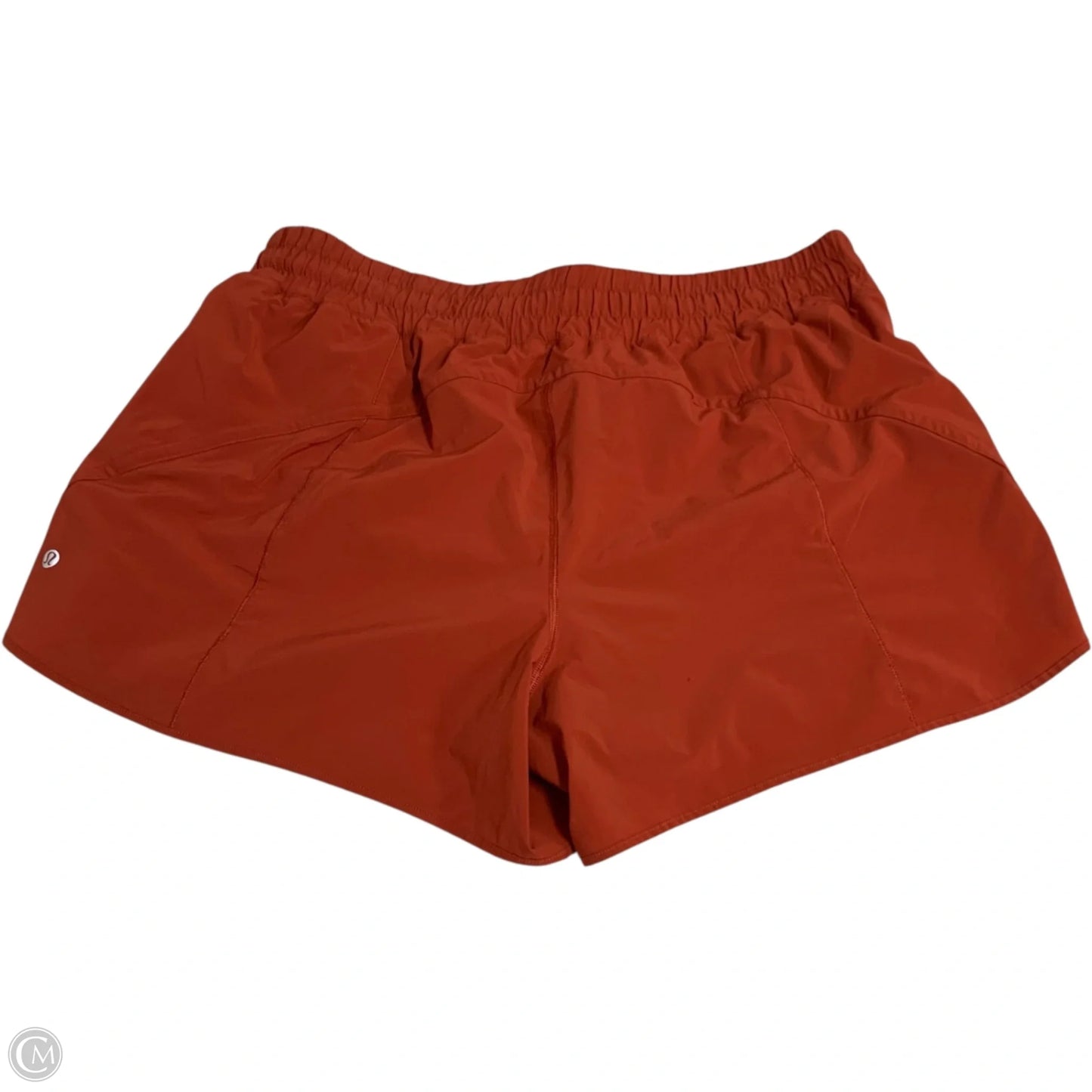 Athletic Shorts By Lululemon In Orange, Size: 2x