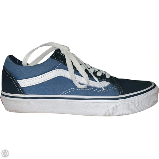 Shoes Sneakers By Vans In Blue, Size: 7