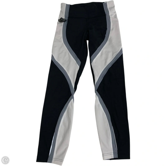 Athletic Leggings By Lululemon In Black & White, Size: S