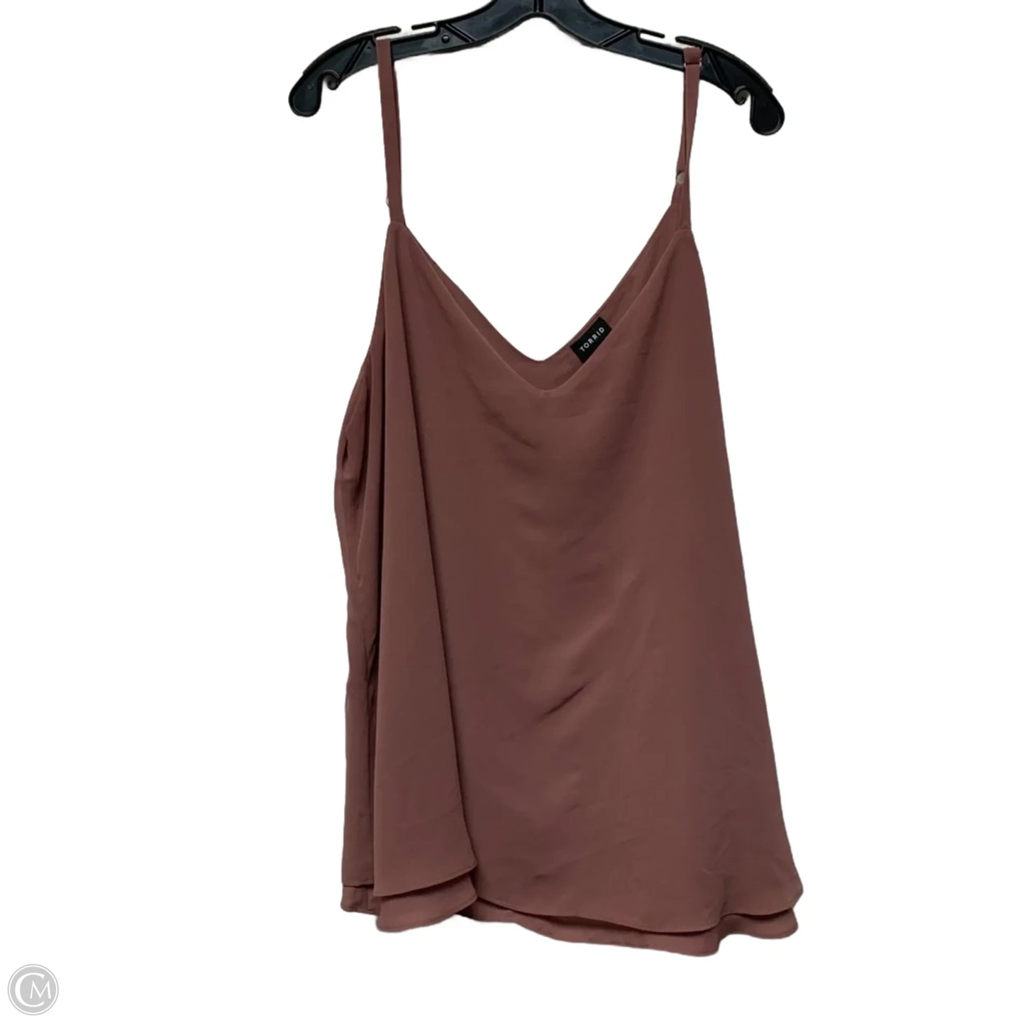 Blouse Sleeveless By Torrid In Mauve, Size: 3x