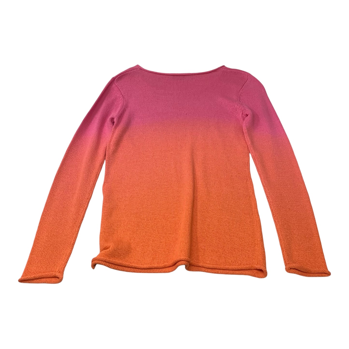 Sweater By Doncaster In Orange & Pink, Size: S