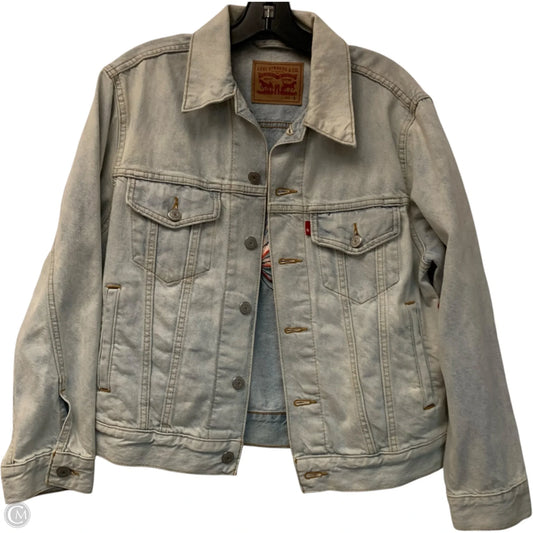 Jacket Denim By Levis In Blue Denim, Size: S