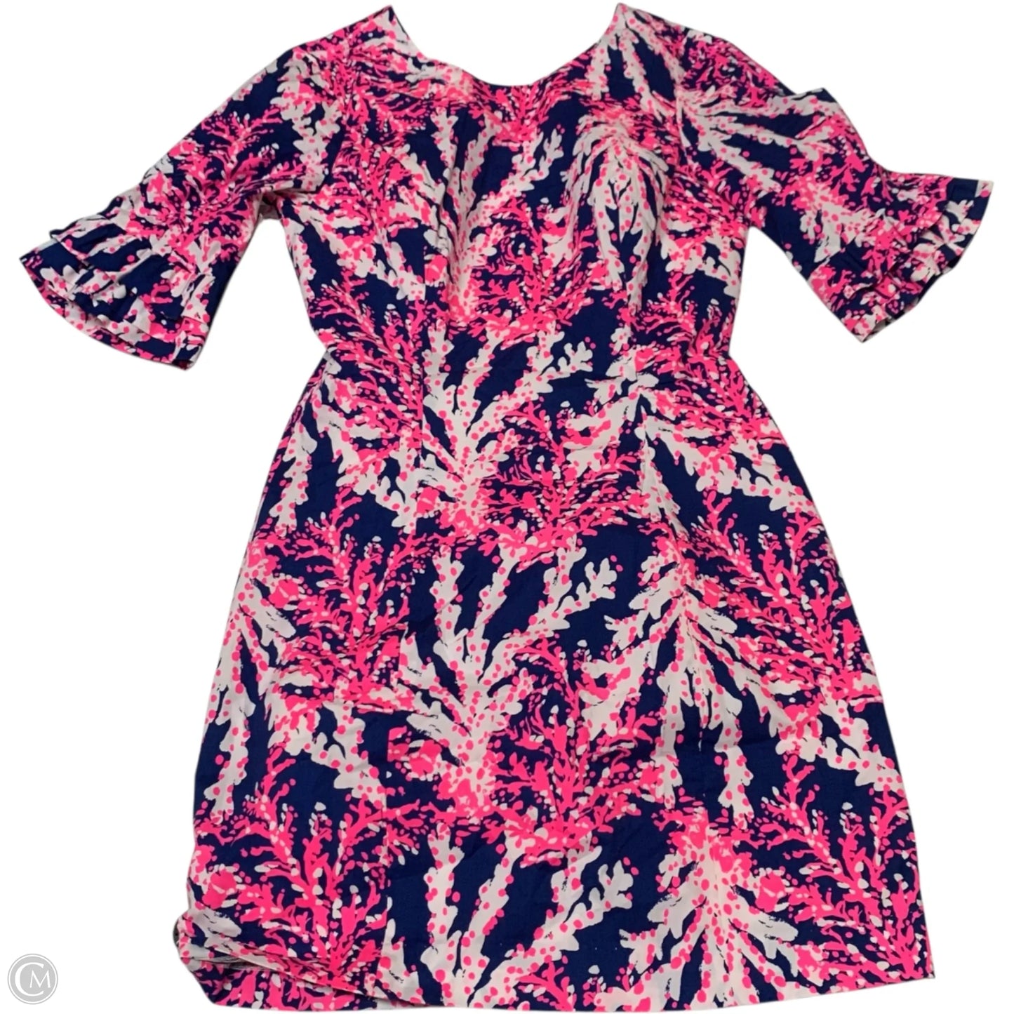 Dress Designer By Lilly Pulitzer In Blue & Pink, Size: Xs