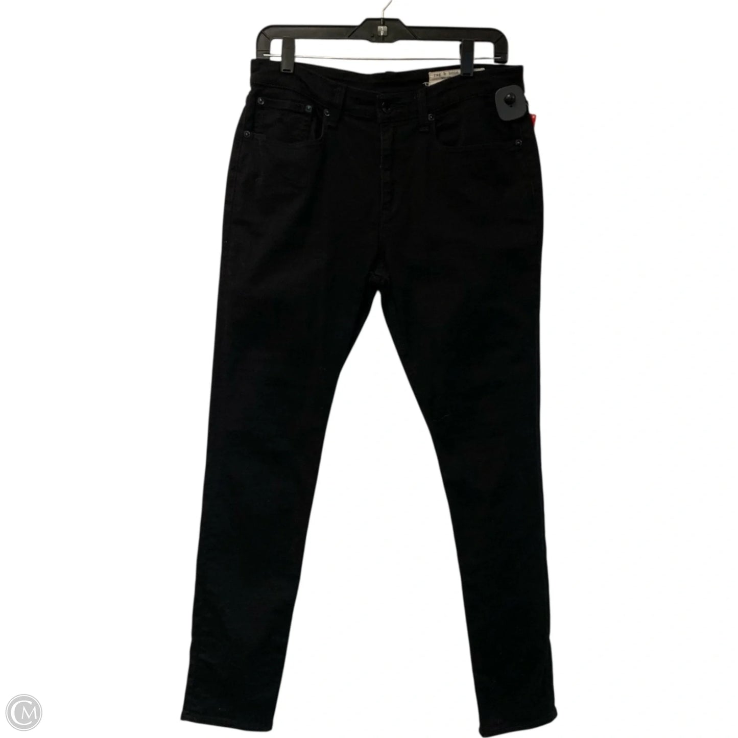 Jeans Wide Leg By Rag And Bone In Black Denim, Size: 10