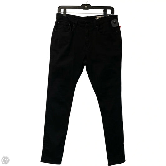 Jeans Wide Leg By Rag And Bone In Black Denim, Size: 10