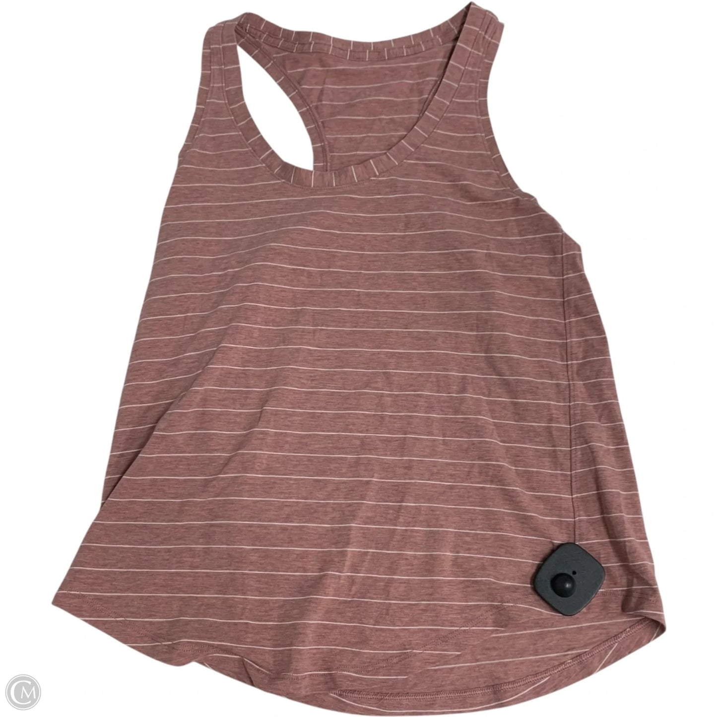 Athletic Tank Top By Lululemon In Striped Pattern, Size: Xs
