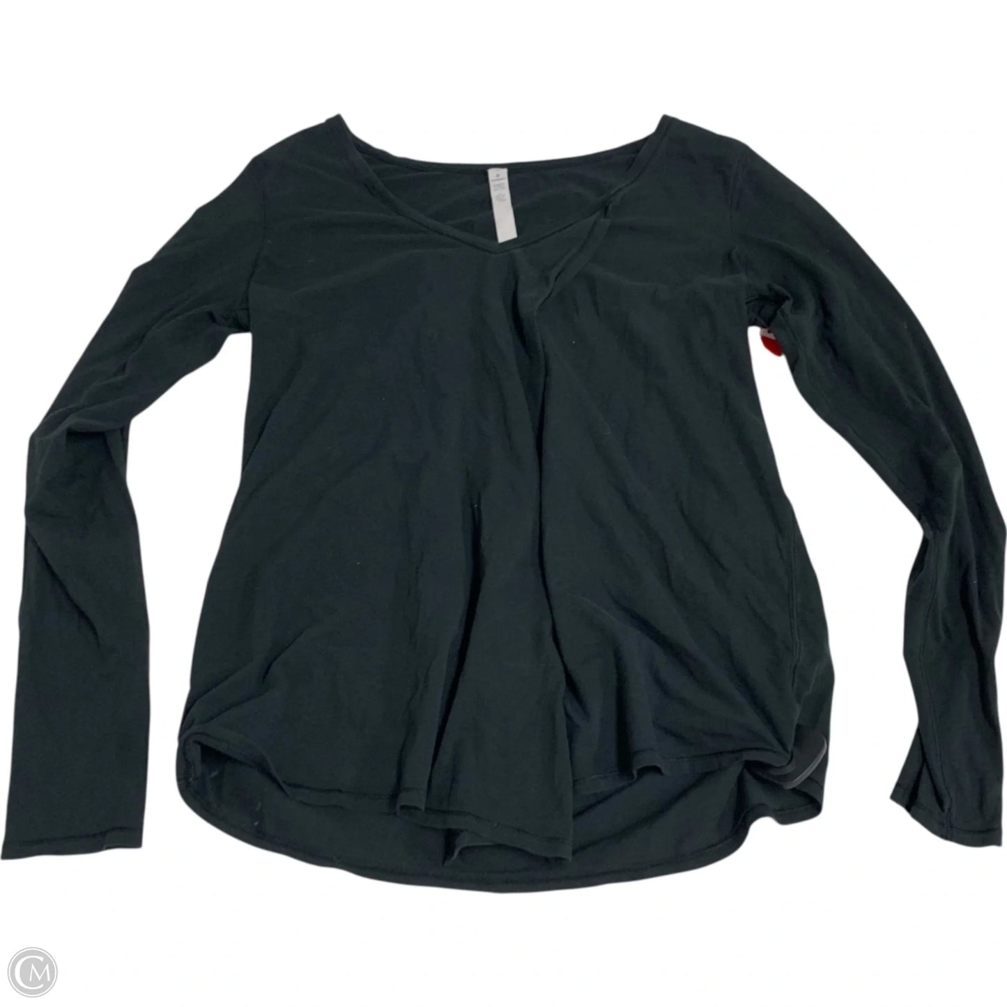 Athletic Top Long Sleeve Crewneck By Lululemon In Black, Size: 10