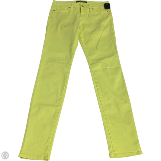 Jeans Skinny By Joes Jeans In Yellow Denim, Size: 6