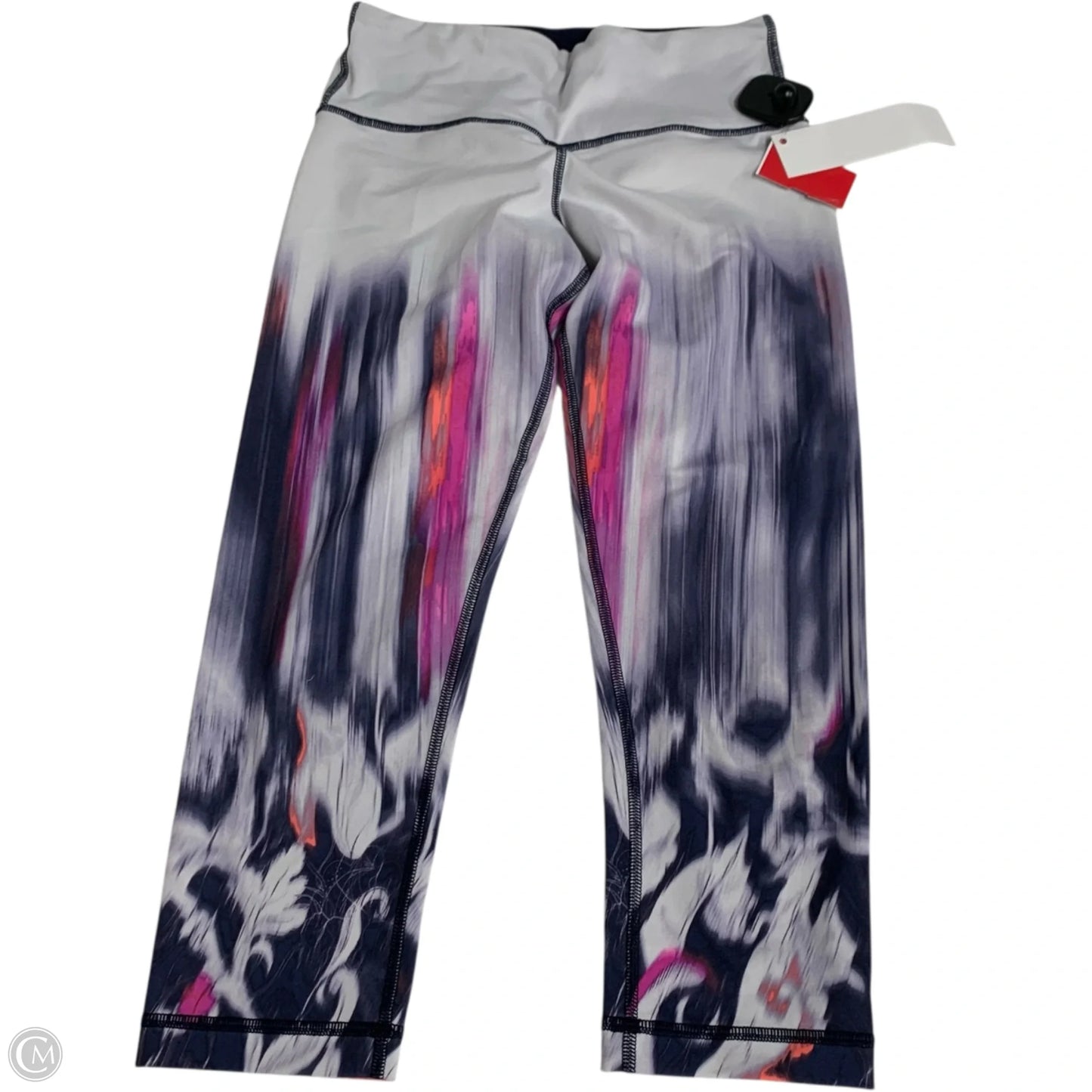 Athletic Leggings Capris By Lululemon In Purple & White, Size: S