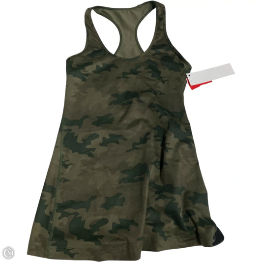 Athletic Tank Top By Lululemon In Camouflage Print, Size: S
