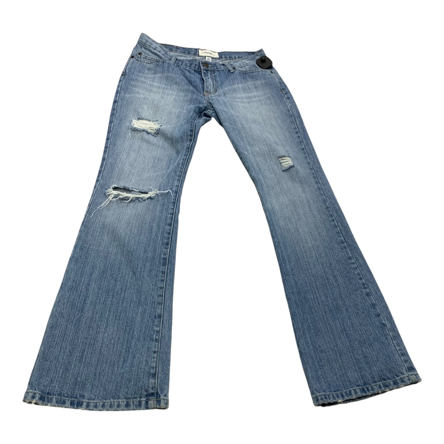 Jeans Boot Cut By Abercrombie And Fitch In Blue Denim, Size: 6