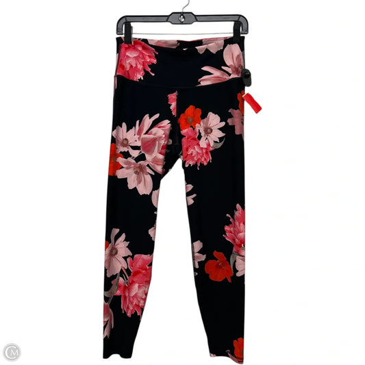 Athletic Leggings By Old Navy In Black & Pink, Size: L
