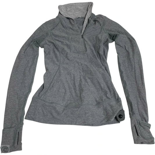 Athletic Jacket By Lululemon In Grey, Size: S
