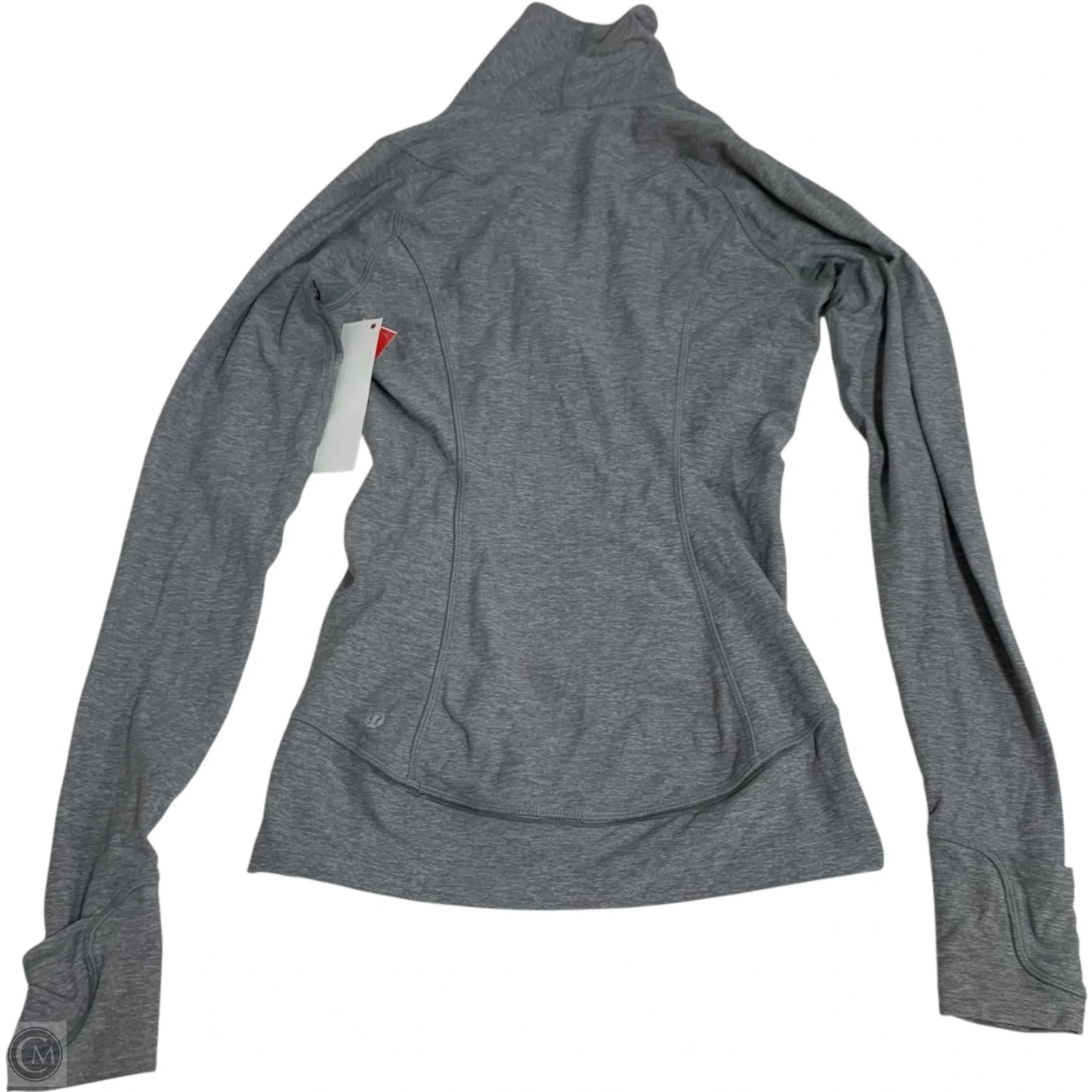 Athletic Jacket By Lululemon In Grey, Size: S