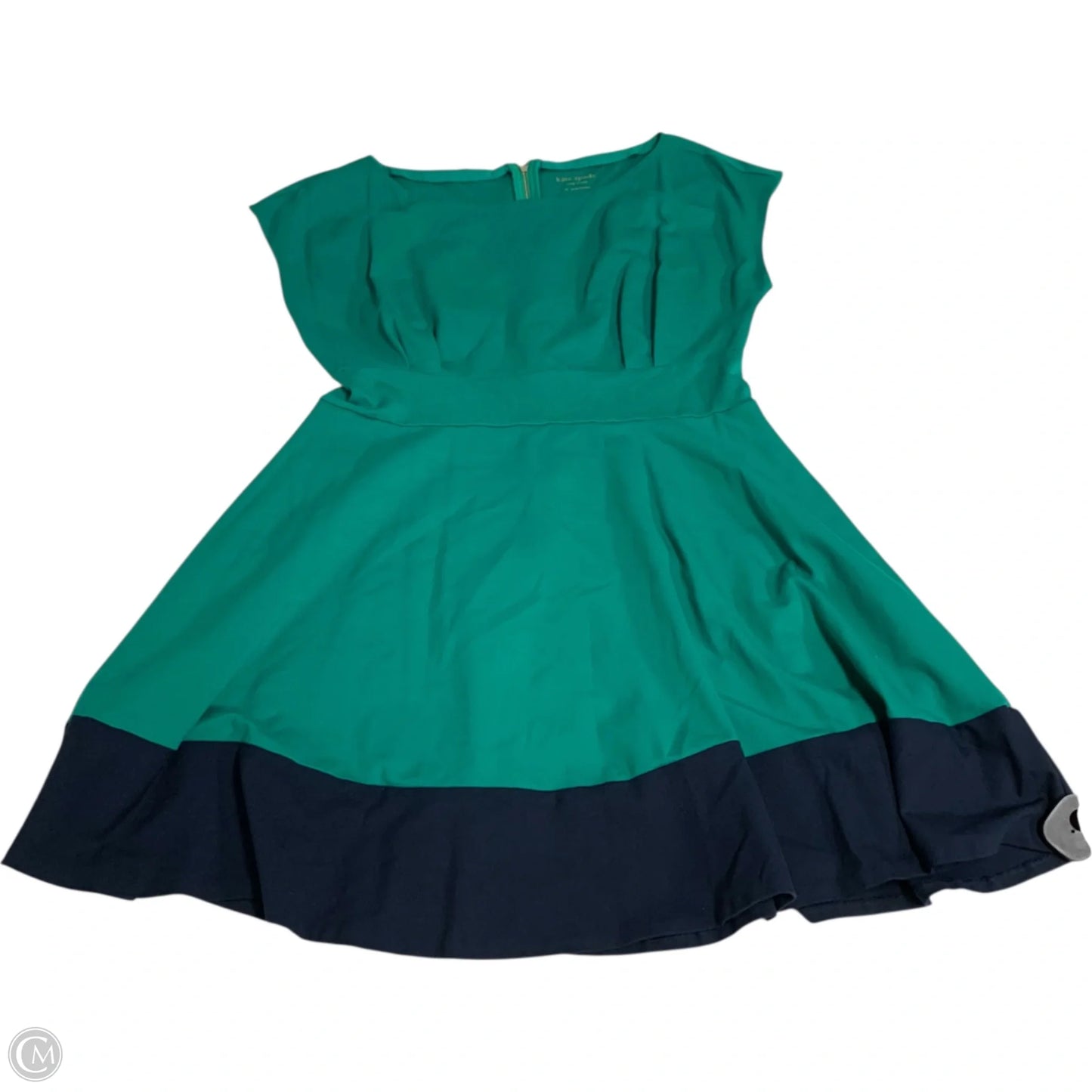 Dress Designer By Kate Spade In Blue & Green, Size: Xl