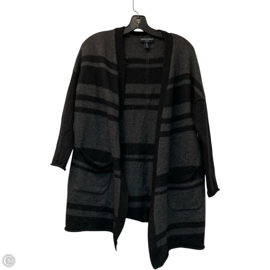 Cardigan By Cynthia Rowley In Black & Grey, Size: 1x