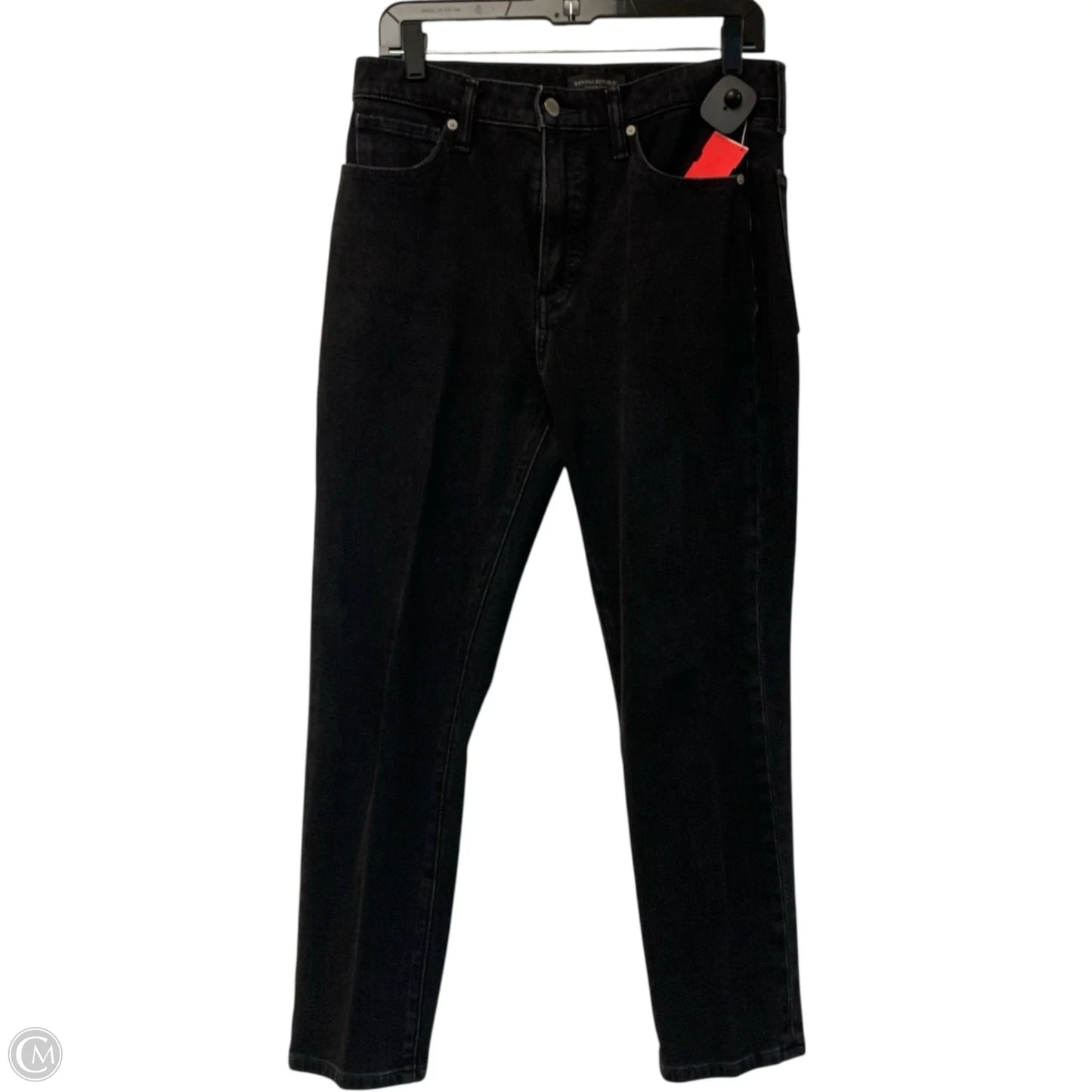 Jeans Skinny By Banana Republic In Black Denim, Size: 10